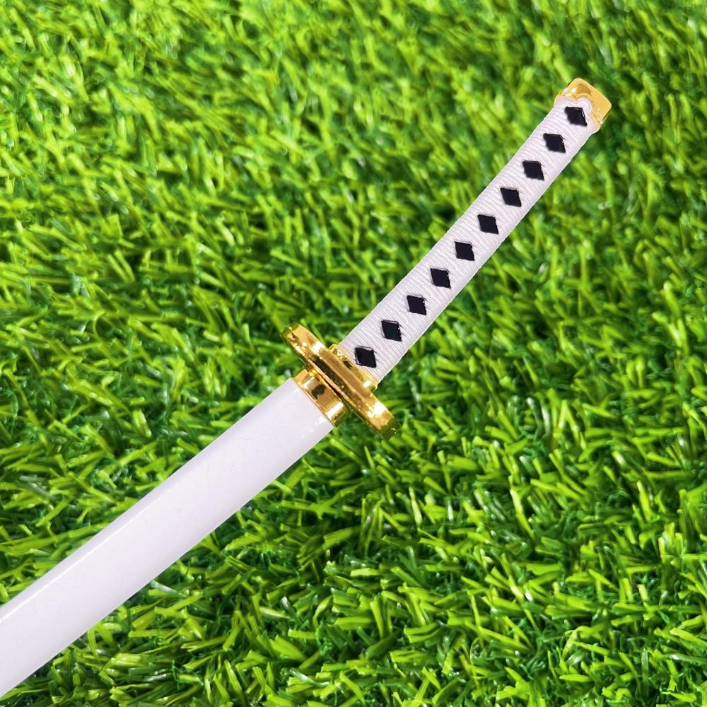 10inch Roronoa Zoro Katana One Piece Metal Anime Zoro Sword Real Size Japanese Katana Ninja Knife Original Samurai Sabre Gift