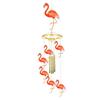 1 Set Flamingo Wind Chime Pendant Drop Glue Mold Diy Keychain Coaster Flamingo Wall Hanging Decorative Silicone Mold