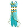 Princess Jasmine Two-Piece Costume Set with Magic Lamp for Girls