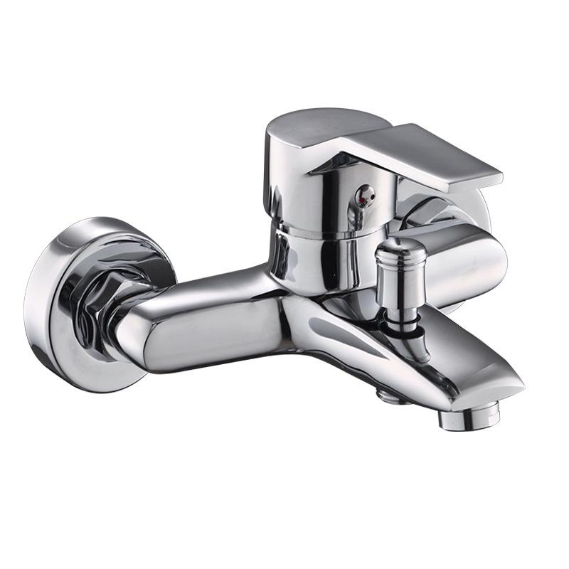 Hot and Cold Three-Piece Concealed Bathtub Shower Mixer Faucet