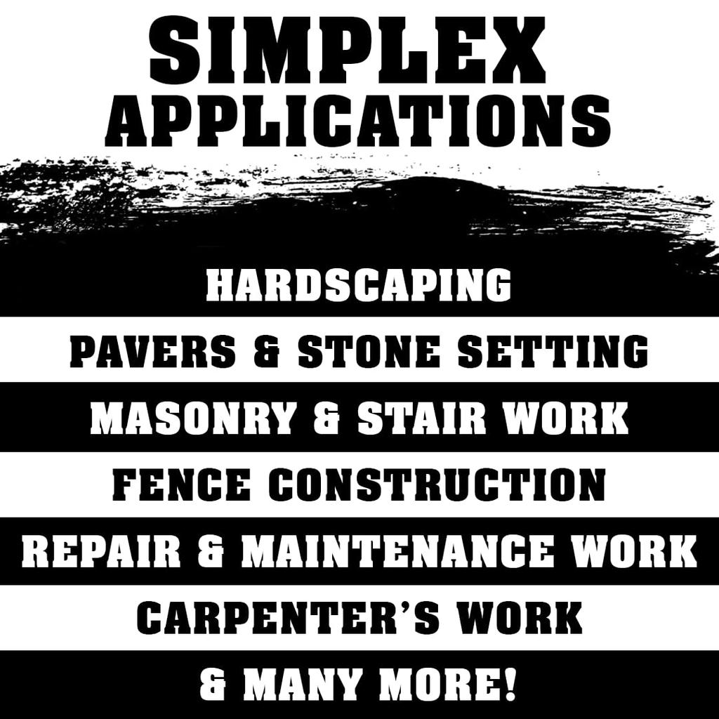 Rohmheld Halder Simplex Plastic Hammer Rubber Plastic Diameter 60 (Black) (Red) 3026.060