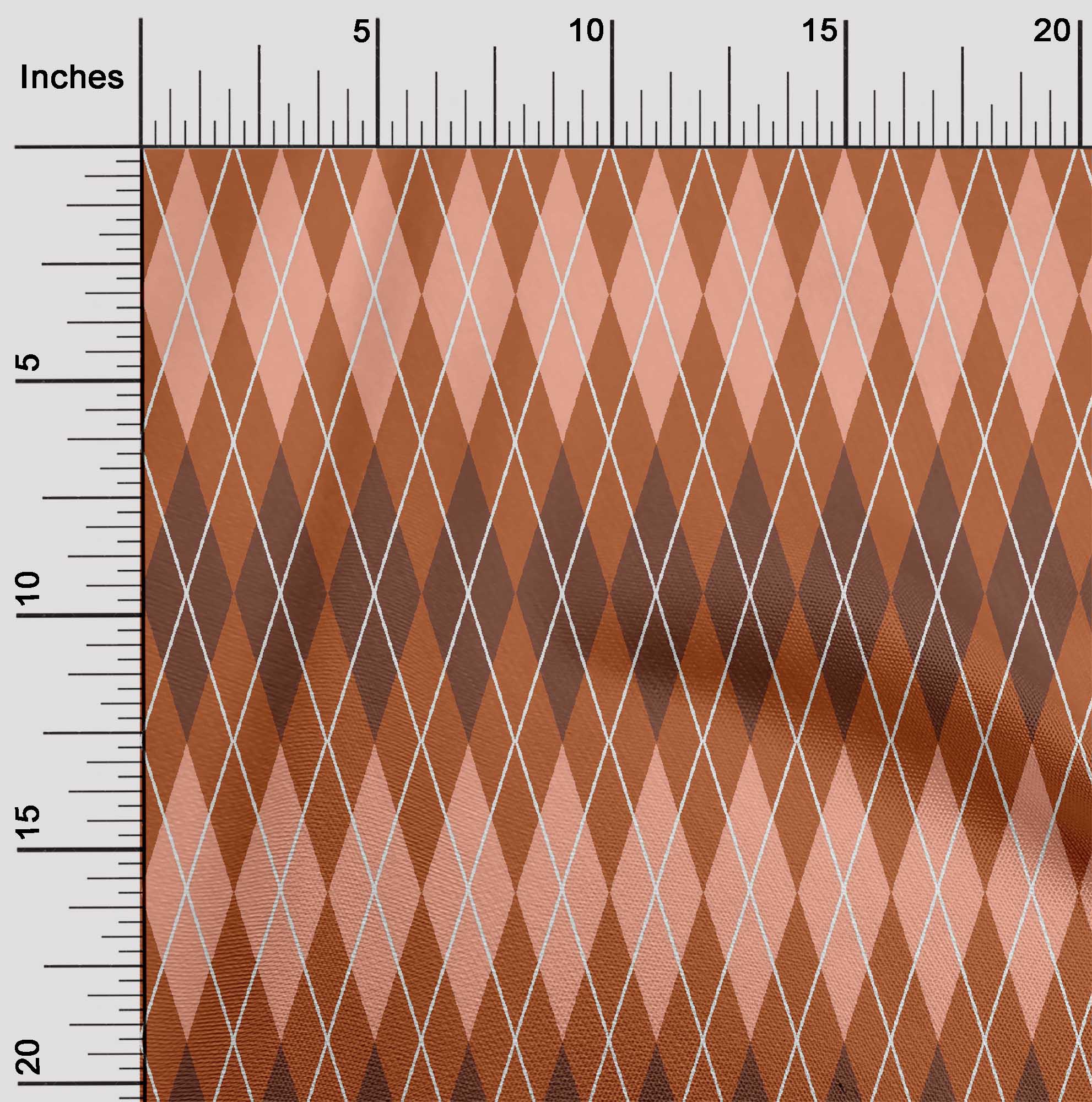 

oneOone Cotton Flex Medium Pink Fabric Argyle Check Dress Material Fabric Print Fabric By The Yard 40 Inch 42 Inch Wide - Viscose Chiffon іржі коричневого кольору