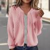 2023 Women's Jacquard Casual Long-Sleeve Short Jacket