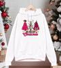 Merry Christmas Howdy Trees Printed Men Hoody All-Match Oversized Sportswears Fashion Hip Hop Hoodies Autumn Fleece Male Clothes