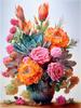 DIY Diamond Painted Flower Cactus Potted Plants Diamond Mosaic Embroidery Cross Embroidery Set Home Decoration Art Gifts 2024 5D