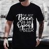 The Best Beer Is An Open Beer Graphic T Shirts Men Y2k Clothes Beer Day Drinking Party Tops Short Sleeve Tees Summer Streetwear