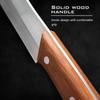 7 Inch Chef Knife Stainless Steel Knife Vegetable Meat Cleaver Slicing Knife Sharp Kitchen Knife Comfortable Handle