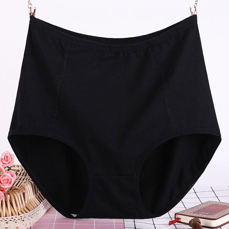 Women Underwear Big Size Briefs Breathable Large Panties Leakproof High Waist Undershorts
