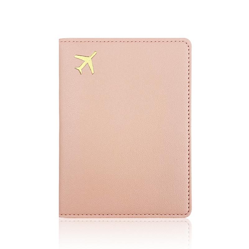 Customizable Multi-Color PU Leather Passport Holder with Thickened Design
