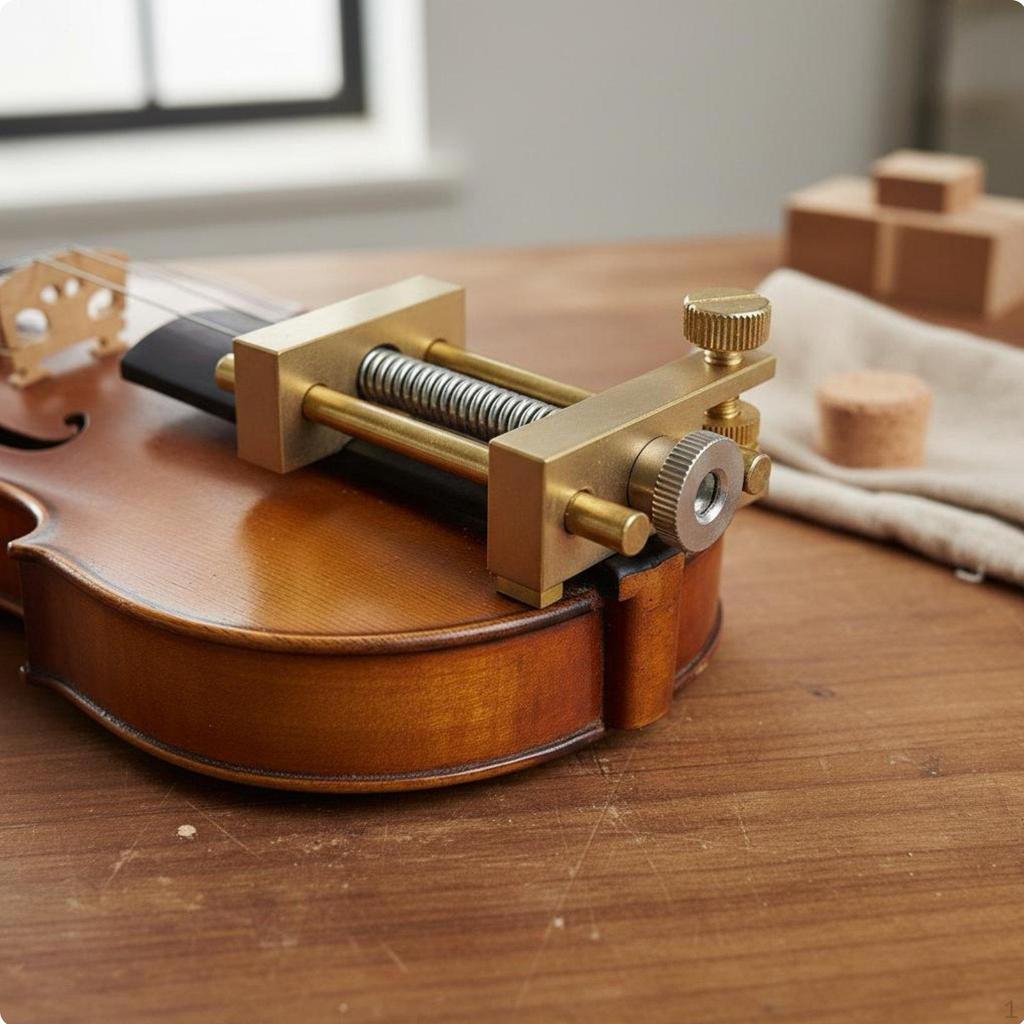 Violin Edge Clamp Professional Grade Seam Luthier Crack Repair Tool for Instrument