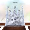 Adjustable Royal Design Hair Ornament For Infants Girls Fashionable Infant Crowns for Celebrations Polyester Accessory