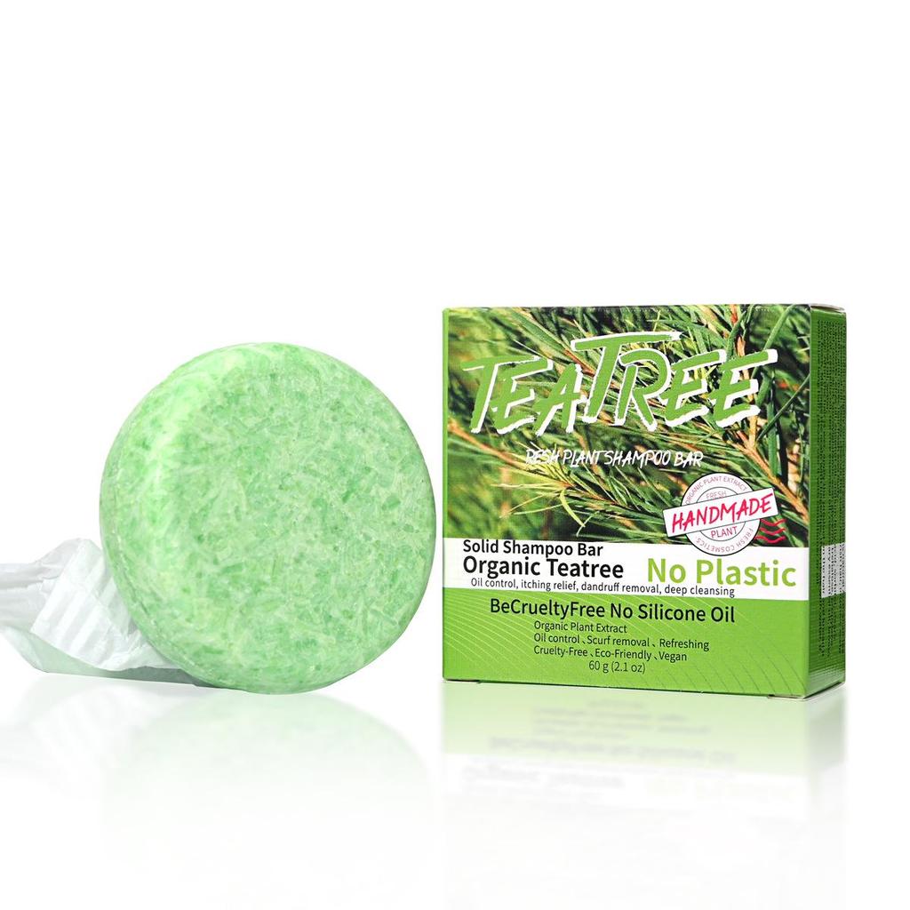 Lavender Essential Oil Shampoo Bar - Handmade, Oil-Control, Cleansing, Hair Decontamination Soap