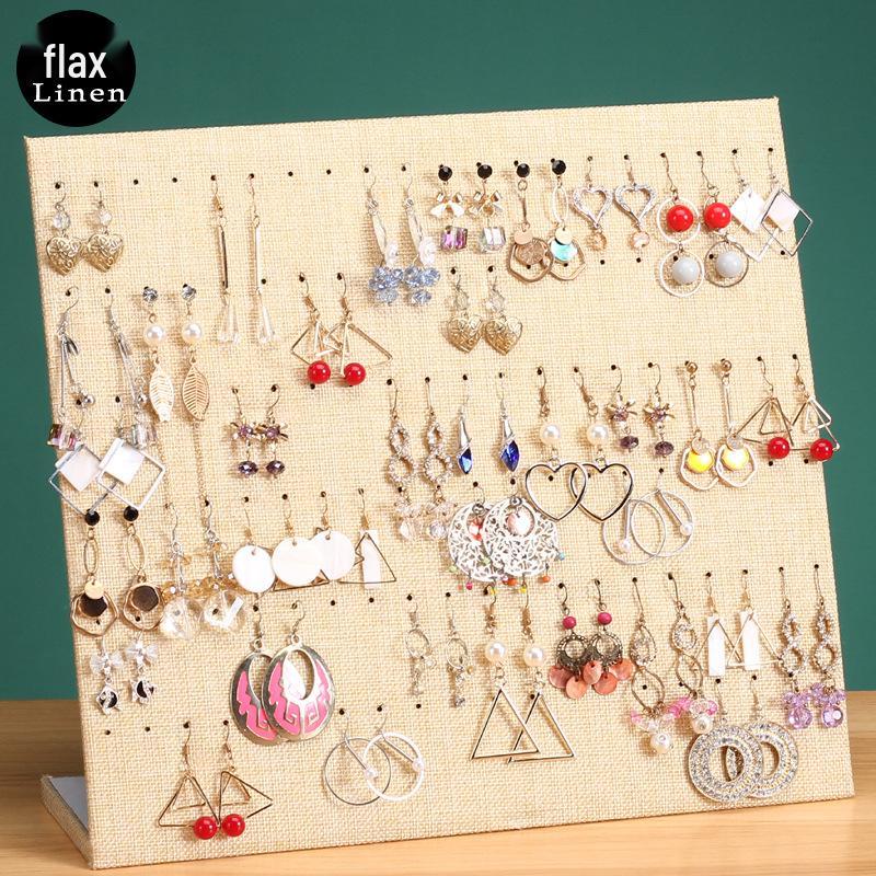 Necklace & Bracelet Display Stand with Jewelry Storage for Earrings, Rings, and Pendants