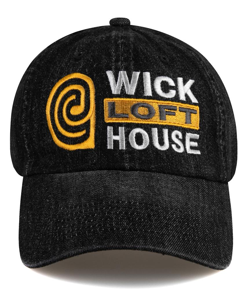Wig E Loft House Denim Ball Cap - Black Denim