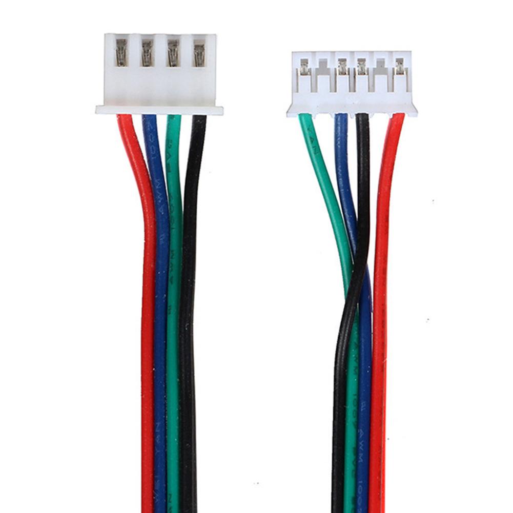 4pcs 42-step Stepper Motor Connecting Cable 2m Long For 3D Printer Accessory Electrical Equipment Supplies
