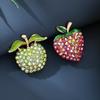 Light Luxury  Strawberry Sweet Enamel Brooch Cute  Fruits Badge Fashionable Clothing Accessories Corsage Gifts