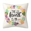 Golden Eid Mubarak Moon Cushion Covers Square Elegant Printed Zipper Closure Pillow Core Living Room Chair Sofa Bedroom Decora