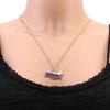 Russia Flag Chain Necklaces National Map Pendant Choker Country Jewelry