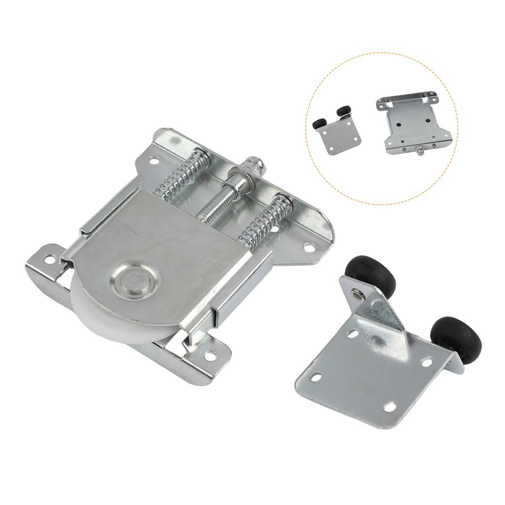 Color Silver Heavy Duty Pulley Long Service Life Noise Reduction Design Rust-Proof Cold-Rolled Steel Stable Performance