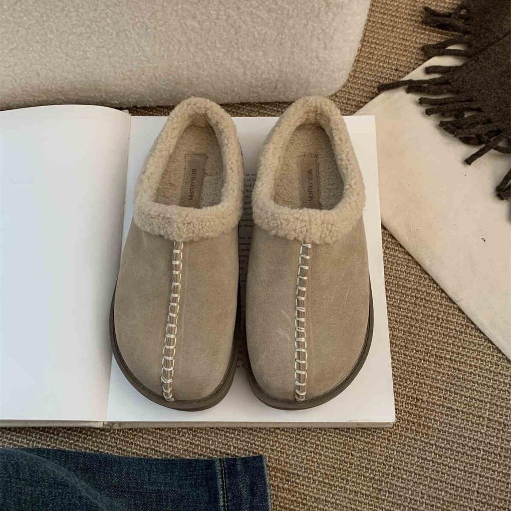 Mode Gående Mysig Vardaglig Stängd Tå Halvtoffla Loafers Kvinna Mode Slingback Slip On Mule För Kvinnor Platå Ny 2025 Komfort