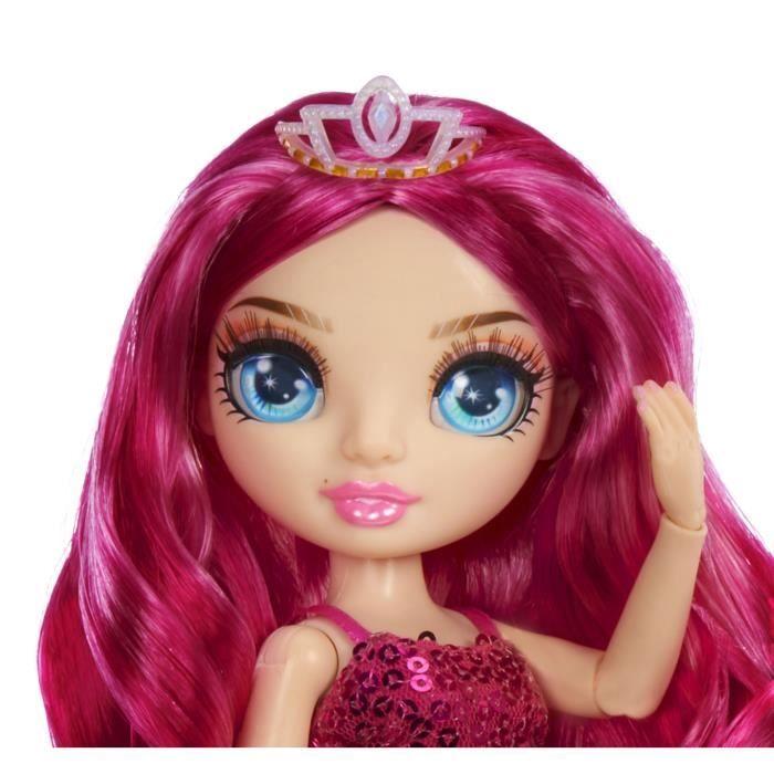 Poupée mannequin junior high série 2 - rainbow high - stella - 22cm - rose