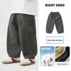 Right European Boys' Pure Cotton Work Pants - 2026 Spring & Autumn Style, Medium & Large Casual Trendy Children's Wear