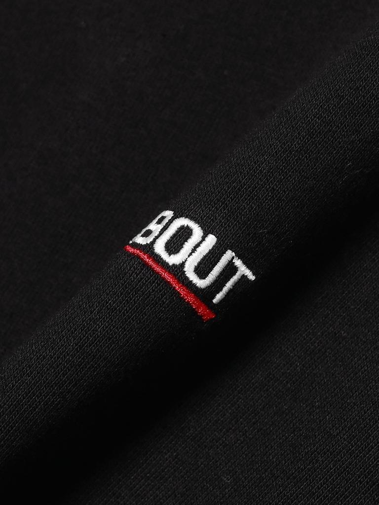 B:MING LIFE STORE by BEAMS "ABOUT" Embroidered Crew Neck Sweatshirt, Men's, Black, M_92130453147