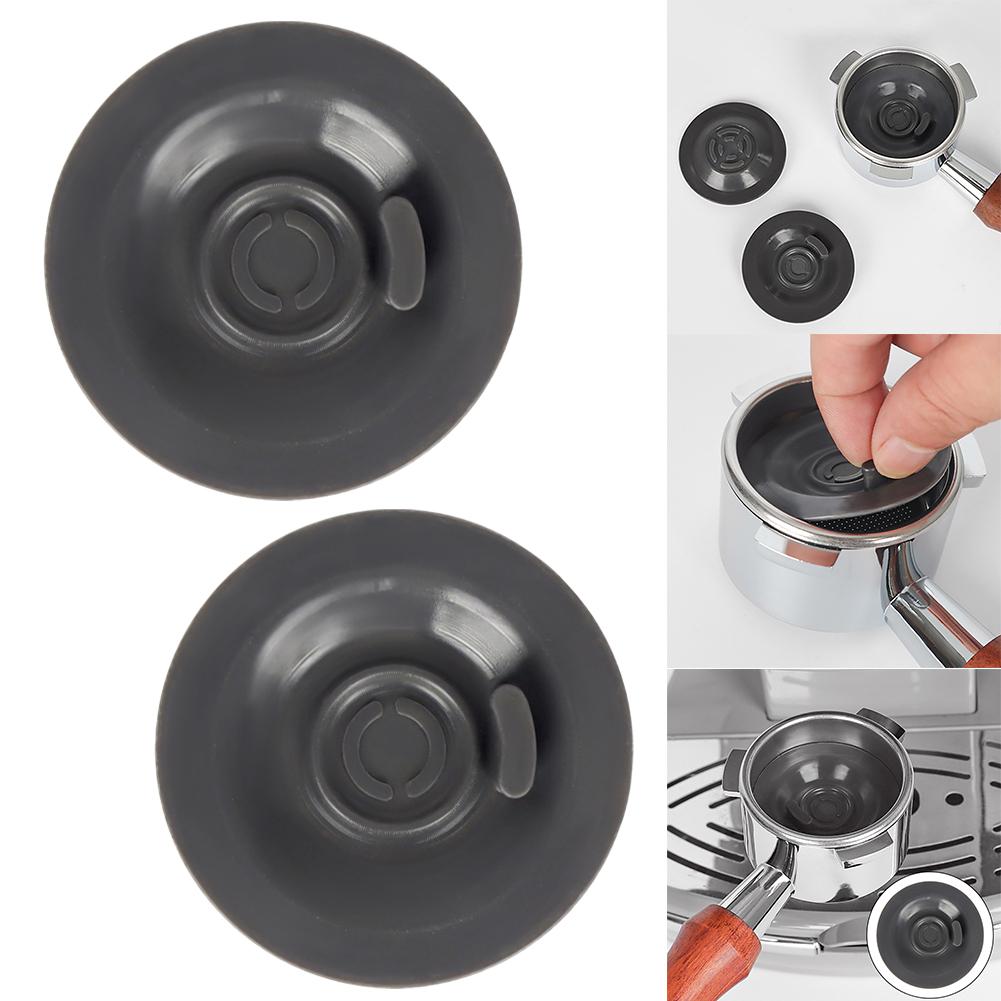 2 Stück 54mm Reinigungsscheibe Gummi Reinigungsscheibe Einsatz für Espressomaschinen Espressokocher Siebträger Rückspülwerkzeuge