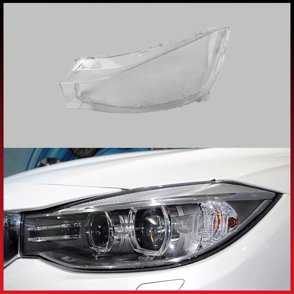 For BMW 3 Series GT F34 2013 2014 2015 2016 Headlight Cover Replacement Front Car Light Auto Shell Lampcover Lampshade GT Left Side