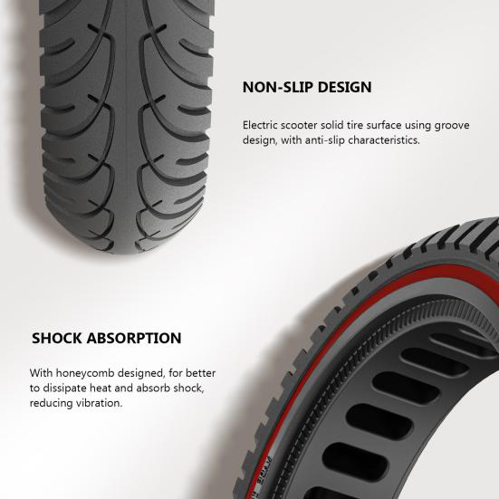 Kolo pro elektrickou koloběžku Přední zadní plástvová pneumatika Odolná proti opotřebení Neklouzavá elektrická koloběžka Náhradní kolo pro Xiao Mi