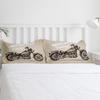 Vintage Motorcycle Bedding Set 3pcs Boys Girls Duvet Cover Pillowcase Kids Adult Quilt Cover Double Bed Set Home Textile