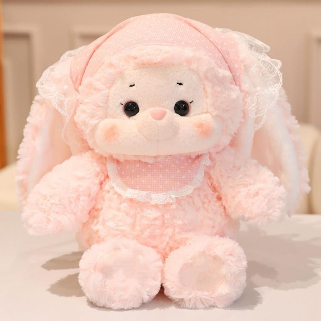 Fairy Tale Series Animal Dolls Cute Plush Toys Meow Sheep Meow Rabbit Doll Throw Pillow Rag Doll Birthday Gift