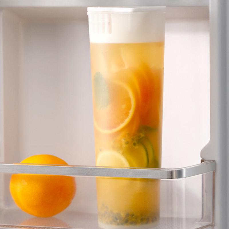 Drink Pitcher With Lid Drinks Pitcher U-Shaped Household Cold Brew Bottle Shatterproof Refrigerator Door Water Containers Simple China Mainland