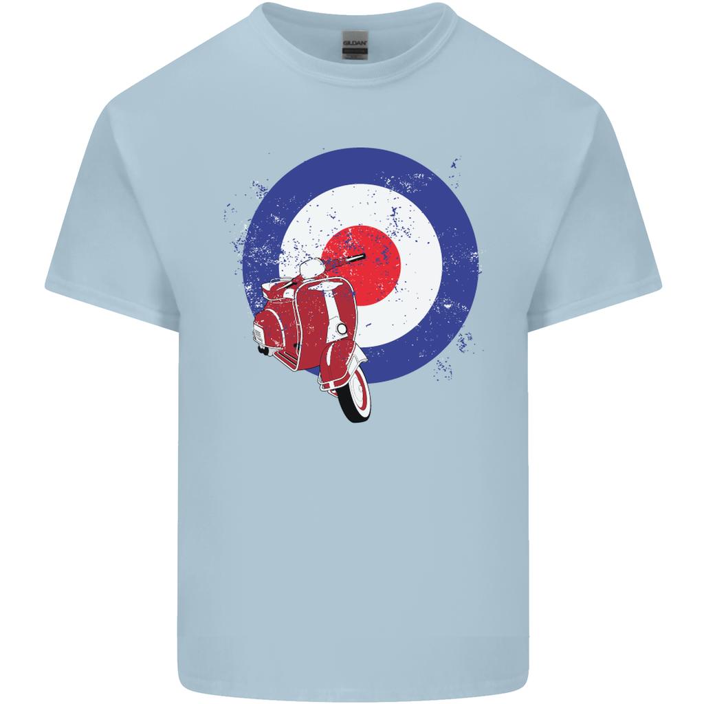 MOD Scooter Motorcycle Motorbike Unisexs Light Cotton TShirt