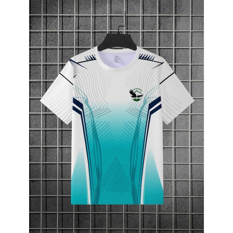Men's Casual Sports 3D Printed Graphic T-shirt
