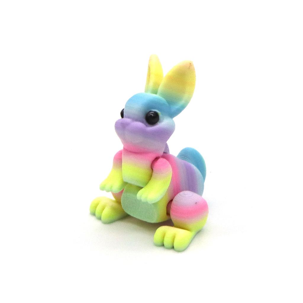 4CM Easter Egg 3D Printed Egg Creative Desktop Ornament Movable Toy