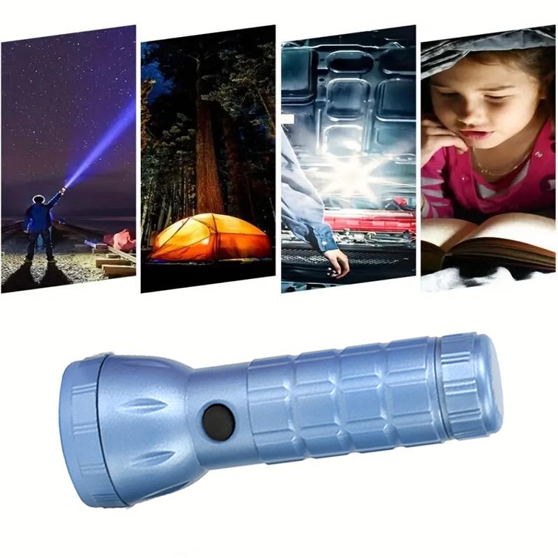 LED Lighting Dedicated Flashlight With Multiple Colors Available For Indoor And Outdoor Use. Plastic Flashlight