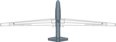 Miniwing JASDF Global Hawk Plastic Model Kit MWG144374 1/144 RQ-4B