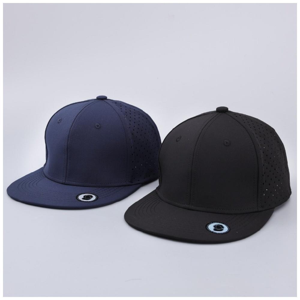 Custom Fitted Hat Fully-enclosed Stretchy Solid-color Hiphop Flat-brim Cap Lightweight Breathable With Printing Embroidery Logo