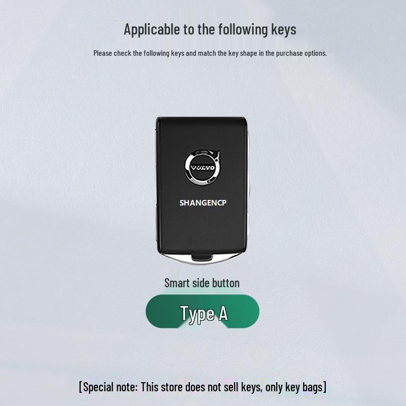 Volvo Schlüsselhüllen: Kompatibel mit XC60, S60, XC90, XC40 und Unisex-Schlüsseltaschen.