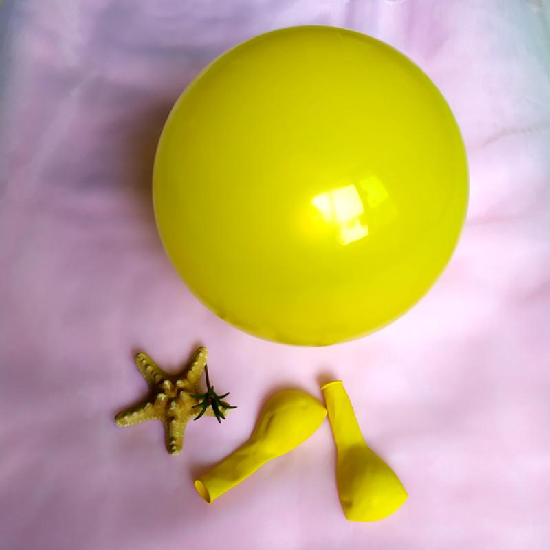5-36inch Lemon Yellow High Quality Latex Balloon Baby Birthday Banquet Decoration Wedding Room Decor Balloon Kid Toys Globos