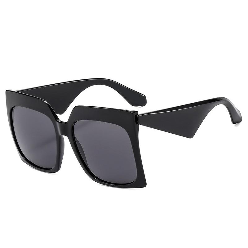 

New Two-color Frame Square Sun Glasses Women Retro Trending Luxury Female Eyewear Shades UV400 Sun Glasses Oculus as picture