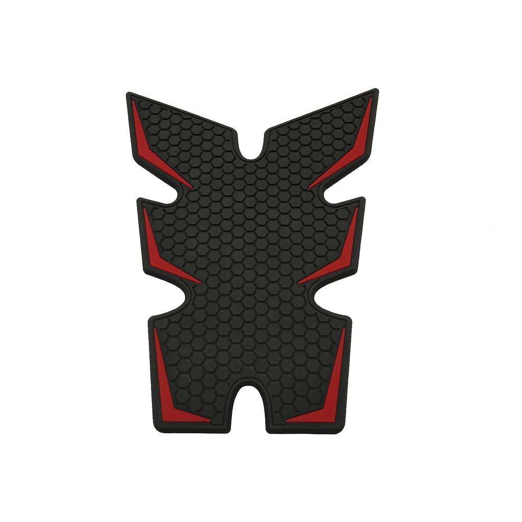 Honda CB650R CBR650R (2019-2023-2024) Motorcycle Gas Tank Protector, Fuel Tank Sticker, Non-Slip, Anti-Scratch, Durable, Honeycomb Design (Red)