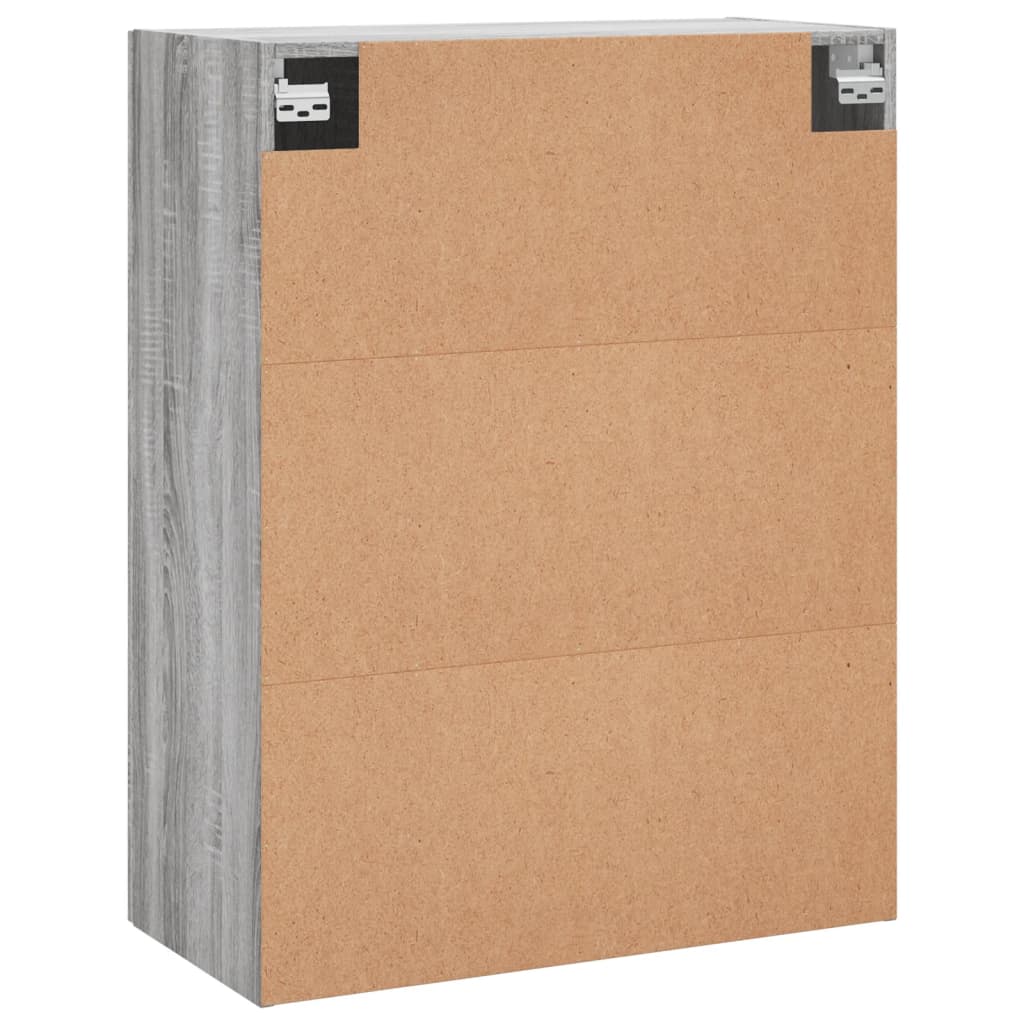 Wall Mounted Cabinet Grey Sonoma 69.5 x 34 x 90 cm
