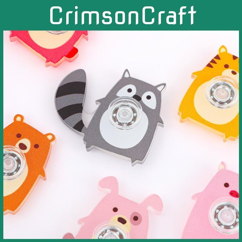 Rabbit Animal Tiger Spinner Toy With Plastic For Desk Decor Relief Stress