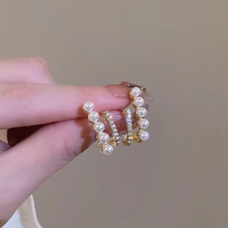 Korean Trendy Light Luxury Niche Earrings for Women - Versatile, Exquisite Fashion Design