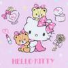 Sanrio Sanrio Petit Towel Set of 4 Hello Kitty Hello Kitty Washable Character Towels 16 x x 16 cm 631124 SANRIO (SANRIO) Kitty-chan 0.2