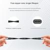 Durability USB4 Data Cable Builts with Aluminum TPE Coating for Longevity Supports 40Gbps Data 8K Video 240W Charging
