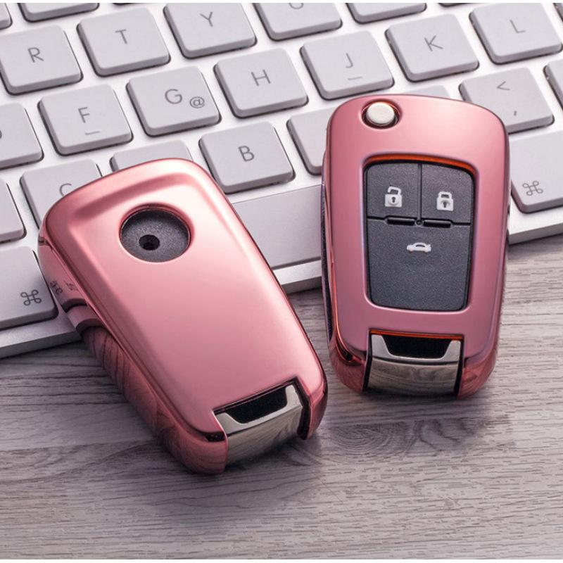 For Buick Regal Excelle Chevrolet Cruze Captiva Malibu Key Start Foldable Car TUP Key Case Key Cover
