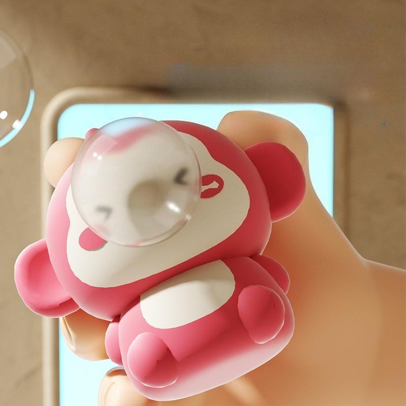 Animals Blowing Bubbles Relief Toys Slow Rising Squeeze Antistress Ball Cartoon Table Squishy Stress Reliever Toys Party Favors